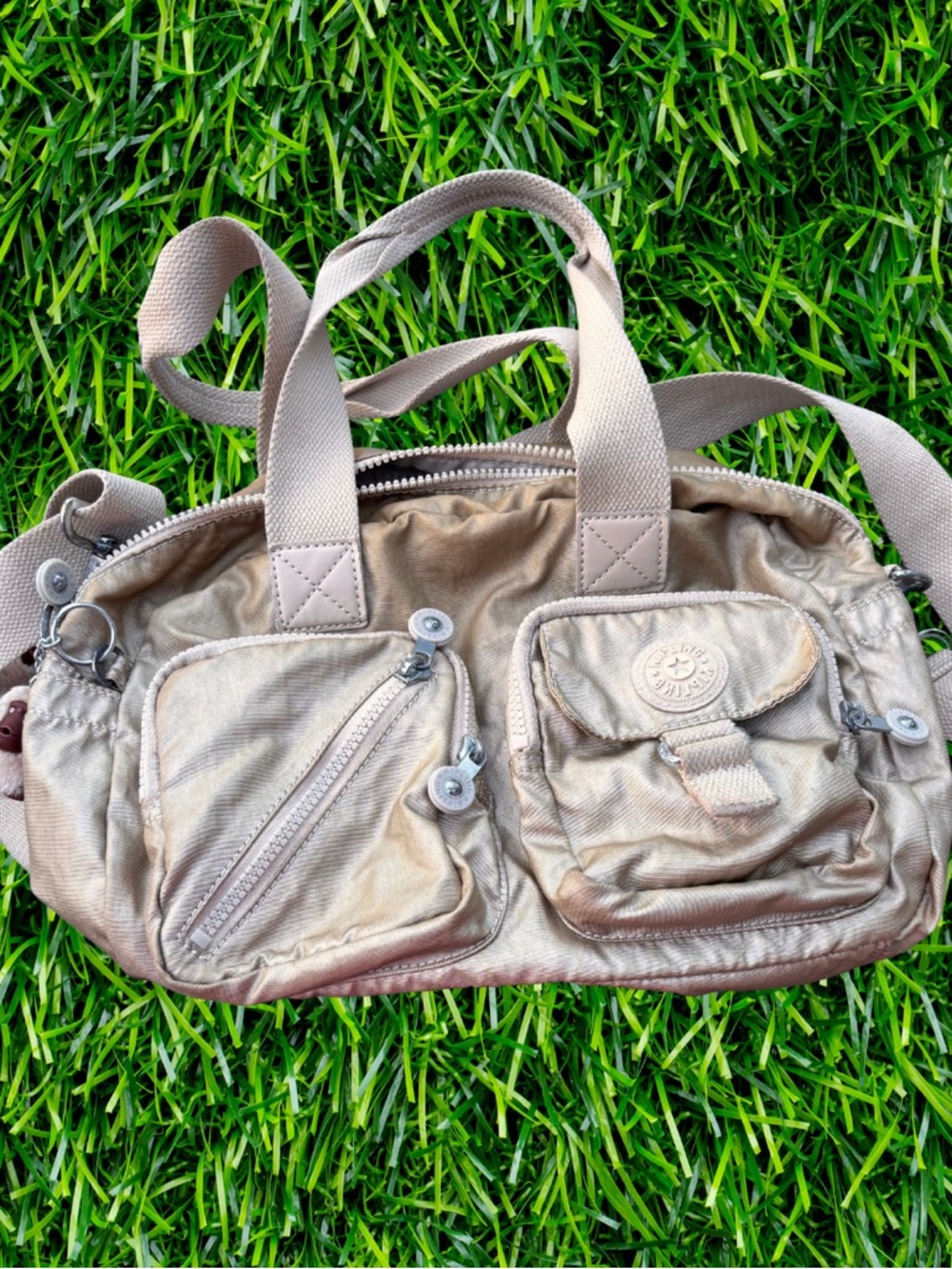 Kipling Gold Defea Messenger Bag